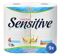 9x Bundle Sensitive 4 Rotoloni Igienica Mega