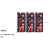 9x Liqui Moly Motocicletta 4T Synth olio motore Fuoristrada Race 10W-50 Moto 1L