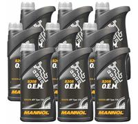 9X MANNOL 1 Litro O.E.M. 8208 Olio Del Cambio Automatico