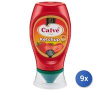9x Multipack Ketchup Calve' Top Down Ml 250