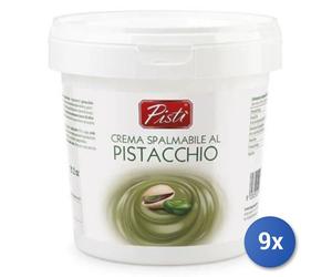9x Multipack Pisti Crema Di Pistacchio Secchiello Kg 1