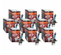 9x OSRAM Notte Breaker Laser H4 +130% Lampadina Lampada 12V 60/55 Watt P43t