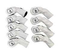 9x/Pack Testa di Legno Copre Headcovers Set di Ferro Copre Sacca Fit Tutti I