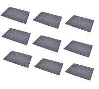 9X Pannello Fonoassorbente Con FILTRO Antivibrazione Acustico Hifi Autoadesivo