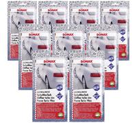 9x SONAX Pulire Drive Turbo Wax Panno 40x50 Panno IN Microfibra Cerata 1 Pezzo