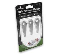 9x To the South® - Lame per robot tagliaerba in acciaio adatte per Bosch Indego S+ 500 (Connect) - 9 pezzi