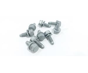 9X VITE FLANGIATA ESAGONALE ORIGINALE ADATTO A AUDI SEAT SKODA VW