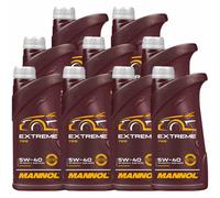 9x1 Litro MANNOL Extreme 5W-40 Olio Motore ACEA A3/B4 MB JASO MA2 VW PORSCHE