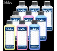 9x1L Inktec Inchiostro per Epson Stylus Photo Pro 3800 3800C 3850 3880 3885 3890
