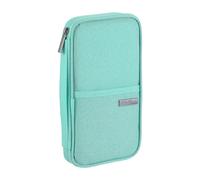 9x5" Famiglia Passaporto Custodia,con Polso Cinturino,Blu Chiaro