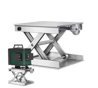 9x9 Cm Limite Di Livello 3,54 Pollici Per La Misurazione Del Terreno | Stand Rack A Portata Di Laboratorio | Supporto Di Sollevamento | Base Di Sollevamento Regolabile In Lega Di Alluminio | Stand Di
