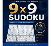 9x9 Sudoku Puzzle Book for Adults