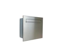 A-041 Cassetta postale in acciaio inox (profondità: variabile) senza targhetta