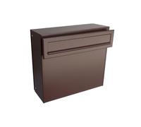 A-050 Cassetta postale passante a muro color grigio antracite (RAL 7016)