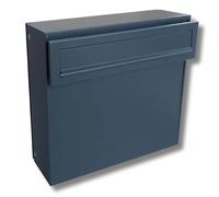 A-050 Cassetta postale passante a muro color grigio antracite (RAL 7016) - LETTERBOX24.de