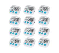 A 12 Pack Digital Kitchen Timer with an On/off Switch and Loud Alarm