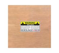 (A) 13 cm x 7 cm per le REGOLE DELLA BARCA Adesivo per auto di avvertimento Accessori in vinile Copertura