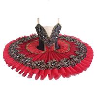 A,150, Vestito da Spettacolo di Danza Classica per Bambine, tutù da Balletto, Costume da Festa per Competizione di Danza del Piccolo Cigno