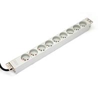 Presa elettrica per armadi 19 pollici (PDU) 1U A-19-STRIP-3-IMP