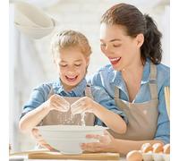 A 2 pezzi cestino a prova di pane da 10 pollici rotondi e 11 pollici ovali cestini a soful a lievito naturale collpito(Beige)