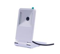 A-20+ Lettore Barcode 2D da Banco Pieghevole Bianco - Scanner Desktop Global Shutter 120FPS USB Omnidirezionale