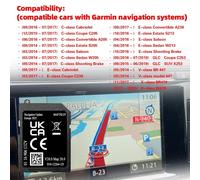 A 2139069110 V20 Adatto per Mercedes GLC CC Classe X Auto Sat Nav Aggiornamento GPS 2025 Mappa Europa Scheda SD