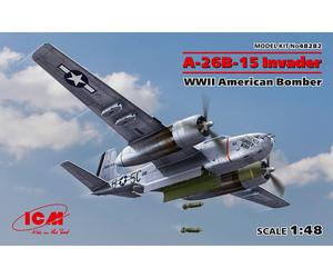 A-26B-15 Invader, WWII American Bomber 1:48 ICM48282 - icm modellismo