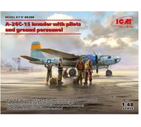 ICM Kit modellistico A-26C-15 Invader 1:48 con piloti e personale di terra