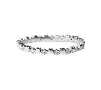 A 3 Anelli per Raccoglitore Anello con stella di strass Anello squisito popolare Accessori popolari per gioielli di moda semplici Anelli per Tende in Metallo Clip (Silver, 9)