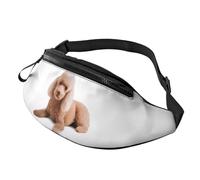 a 3D Lazy Dog Puppy leggero per donna Uomo con tasche con cerniera Cintura regolabile per passeggiate con il cane Corsa Ciclismo Escursionismo Sport all'aria aperta