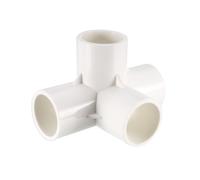 A 4 Vie Pvc Raccordo A T A Gomito -Pvc - Pvc Raccordi A Gomito Bianco 25mm,6Pcs