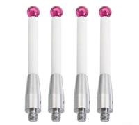 A-5000-3709 CMM Touch Probe Stem 50mm Lunghezza con 6mm Penna a Sfera Punta per Macchina di Misura a Tre Coordinate, Acciaio Inox, /2/4 pezzi (4pcs)