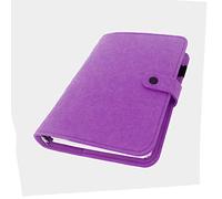 a 6 a 5 6 fori copertina rotonda ad anello per raccoglitore raccoglitore fogli ricarica fai da te scrapbooking raccoglitore copertina protector viola 30 mini set a 5…