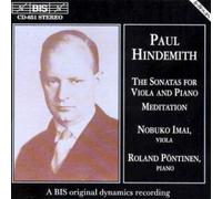 ãƒ’ãƒ³ãƒ‡ãƒŸãƒƒãƒˆ : ãƒ´ã‚£ã‚ªãƒ©ã¨ãƒ”ã‚¢ãƒŽã®ãŸã‚ã®ä½œå“å…¨é›† (Paul Hindemith : The Sonatas for Viola and Piano , Meditation / Nobuko Imai (viola) , Roland Pontinen (piano)) [輸å…¥ç›¤ãƒ»æ-¥æœ¬èªž解説æ›¸ä»˜]