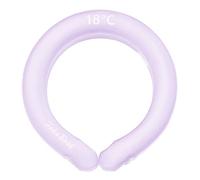 A/A Collo Cooling Tube Neck Cooler - Avvolgimento portatile per il caldo estivo - Sacchetto per ghiaccio in gel freddo a mani libere - Raffreddatore per il collo riutilizzabile (colore: viola)