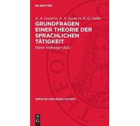 A A Leont'ev A N Leon Grundfragen Einer Theorie Der Sprachli (Copertina rigida)