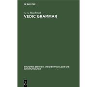 A. A. Macdonell Vedic grammar (Copertina rigida)
