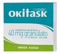 A. A. Menarini Ifr - Okitask 40 mg Granulato Orosolubile - Farmaco Antinfiammatorio Per Il Mal Di Testa 20 Bustine