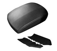 A Abigail Centro Console Bracciolo Copertura per 2009 2010 2011 2012 2013 2014 2015 Honda Pilot Auto Pelle Sutura Console Coperchio di Ricambio (Nero)