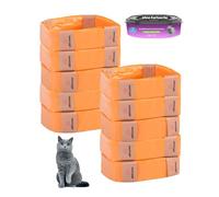 A aBlumen 10 Sacchetti Lettiera Gatto per Litter Locker, Ricarica Compatibile con Litter Genie LittyCat, Disponibile anche come Ricarica Rangiapannolini