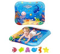 A aBlumen Tappeto Acqua Neonato XXL 95×76 cm - Tappetino Sensoriale Gonfiabile e Morbido, Ideale per Tummy Time e Sviluppo dai 3 ai 12 Mesi - Regalo Educativo per Prime Esperienze