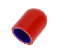A ABSOPRO 1 Pz 30mm Lunghezza 25mm/0,98" ID Rosso Blu Auto Silicone Tappo Estremità Tubo in Gomma Silicone Rinforzato Tappo di Chiusura per Tubo di Derivazione Universale