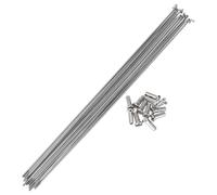 A ABSOPRO 12 Raggi per Bici 14G Argento 1PC Acciaio Inox 304