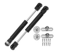 A ABSOPRO 150mm/5.91" Pistoni a Gas 100N Molle a Gas Acciaio al Carbonio Nero 2 Set, RV Auto Cofano Cassetta Portautensili Copertura Coperchio Porta Armadio