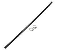 A ABSOPRO 25mm Raddrizzatore Accoppiatore Tubo In Silicone 4 Strati Di Tessuto Intercooler Riscaldatore Turbo Tubo Di Aspirazione Radiatore Tubo Refrigerante 1500mm Nero Rosso