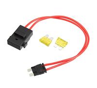 A ABSOPRO 32V Adattatore Fusibile Kit 2pz 20A Nero Rosso Plastica per Auto