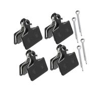 A ABSOPRO 4 Paio Semi Metallo Disco Pastiglie Freno Bicicletta con Diviso Perno per Shimano Sostituzione dell'articolo