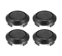 A ABSOPRO 4pz 61mm 64mm Ruota Centro Mozzo Cappucci Coprimozzo Coperture Universale Nero
