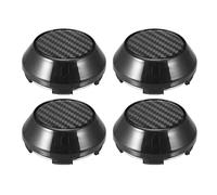 A ABSOPRO 4pz 61mm 65mm Ruota Centro Mozzo Cappucci Coprimozzo Coperture Universale Nero