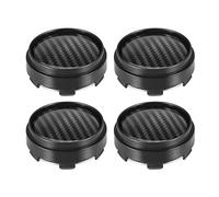 A ABSOPRO 4pz 63mm 66mm Ruota Centro Mozzo Cappucci Coprimozzo Coperture Universale Nero